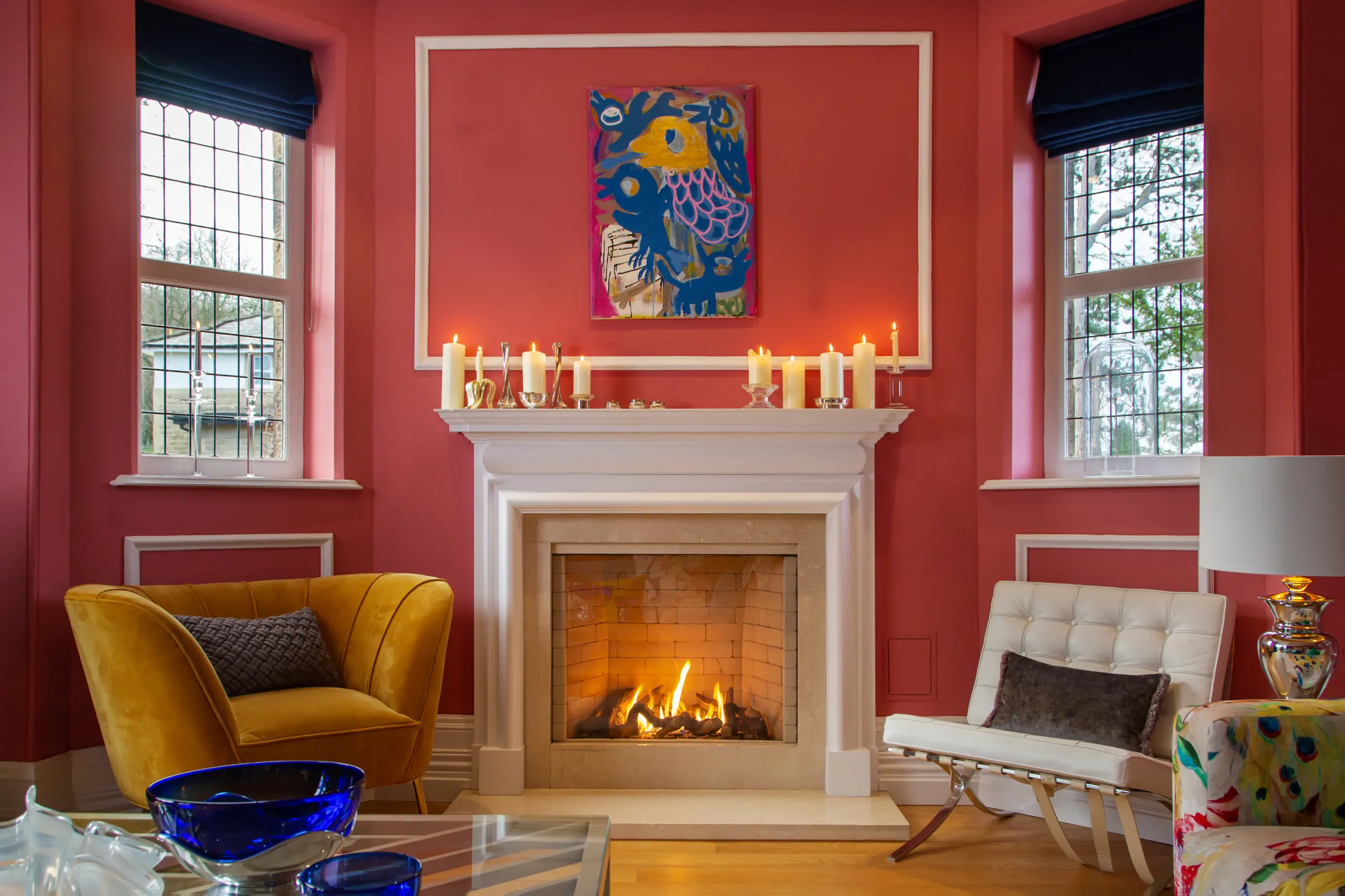 Cosy living room for winter